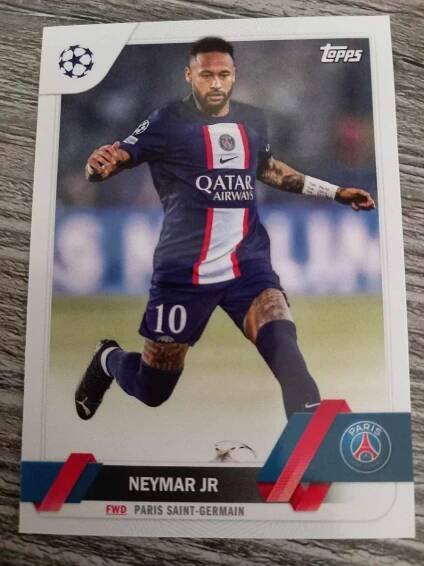 Neymar Jr Paris Saint-Germain Topps UEFA Club Competitions 2022/23 #10
