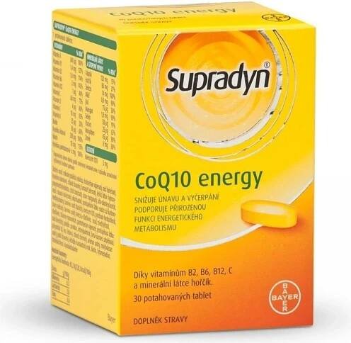 Supradyn co Q10 energy 30 šumivých tablet