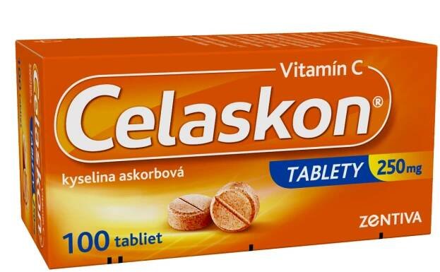 Celaskon tablety 250 mg 1×100 tbl, vitamín C