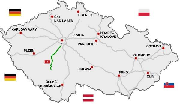 Diaľnica D4 (Česko) – Wikipédia