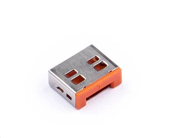 SMARTKEEPER Basic USB Port Lock 10 - 10x záslepka, oranžová