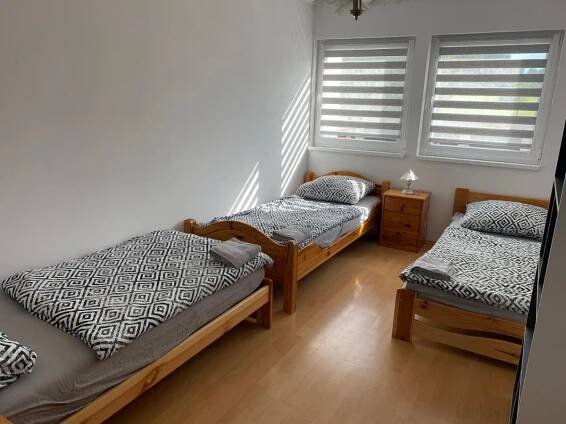 Postel nebo postele na pokoji v ubytování W apartmán 2