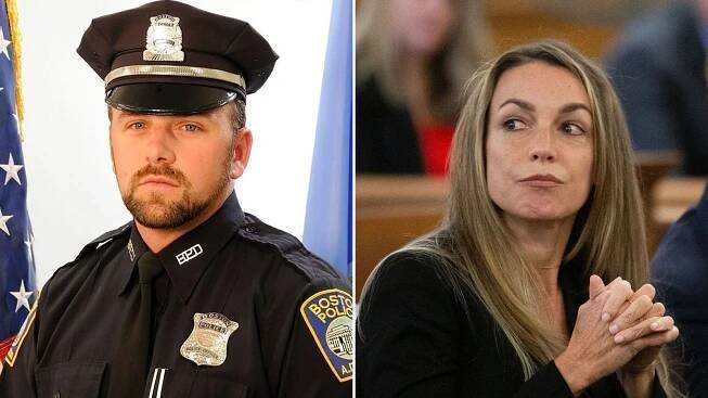 A snowy night, a cracked taillight and a mystery: How a police officer’s death divided a Boston suburb
