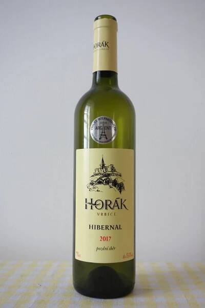 Víno Hibernal 2017, pozdní sběr, Vinařství Horák Vrbice
