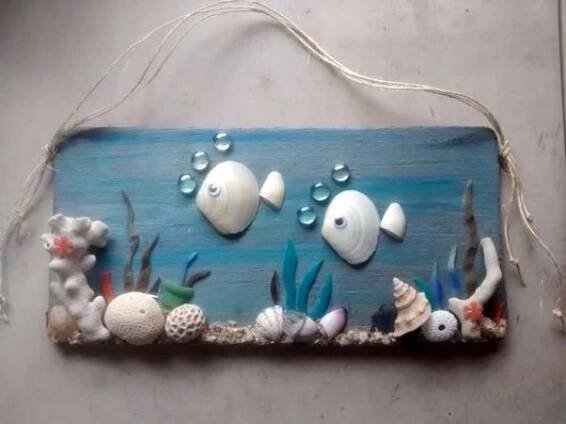 45 Inspirational Sea Shell Craft DIY Ideas