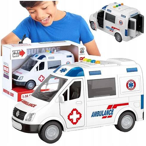 AMBULANCE HRAČKA (SVĚTLA A ZVUKY) AUTOMOBIL