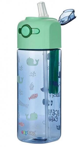 Oxybag OCEAN LIFE 450 ML - Dětská láhev na pití - světle modrá | SPORTISIMO.CZ