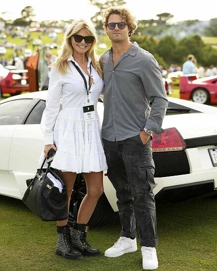 Christie Brinkley and Jack Brinkley-Cook attend The Bridge VI, 2022 at The Bridge on September 17, 2022 in Bridgehampton, NY.