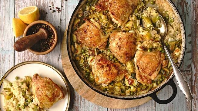 Ku�ec� s p�rkem, hr�kem a r���: Rychl� vo�av� ob�d z jednoho hrnce - Pro�eny.cz