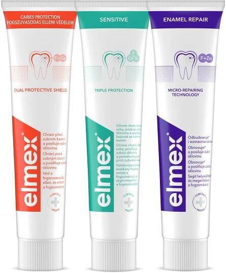 ELMEX Mix Case 3× 75 ml