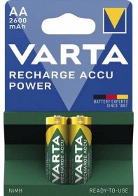 VARTA Recharge Accu Power AA 2600 mAh 2 ks