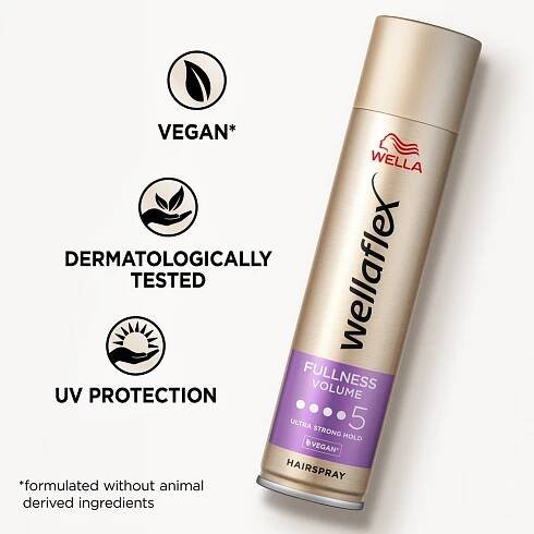 Wella Wellaflex Fullness Volume lak na vlasy s extra silnou fixací pro pružnost a objem