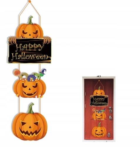 Znak na dveře Halloween Dekorace pro venkovní použití