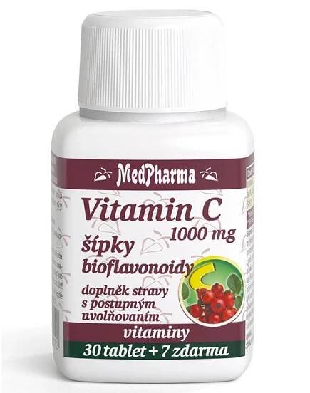 MedPharma Vitamín C 1000mg s šípky 37tbl