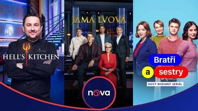 Program na Nově přehledně: Startují Bratři a sestry, Hell’s Kitchen i Jáma lvová