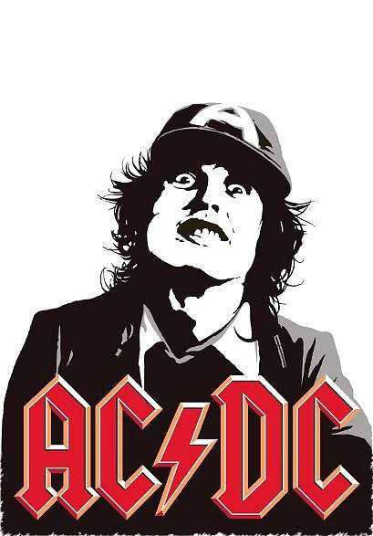 Potisk Na Tričku, Ac Dc, Rocková Kapela