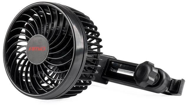 Amio 03007 - Ventilátor do auta pro opěrku hlavy 4,5" 12V