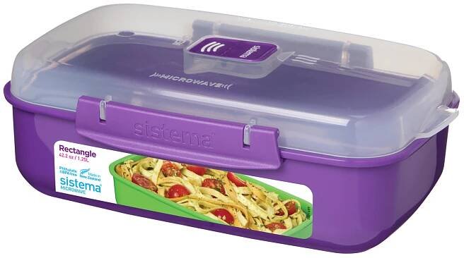 Box na jídlo Sistema Rectangle 1.25l