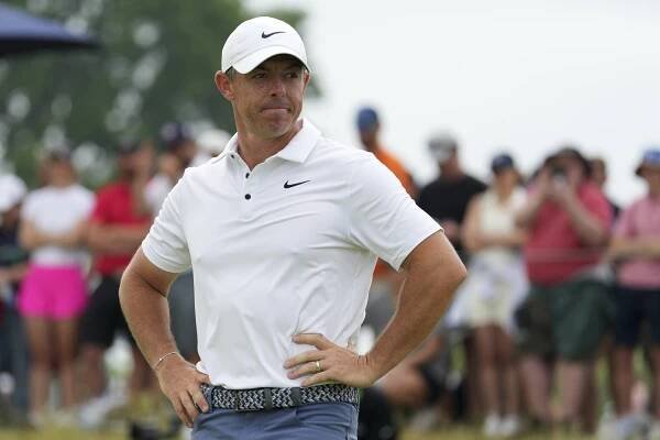 Rory McIlroy during the fourth round of the U.S. Open on July 15, 2025.
