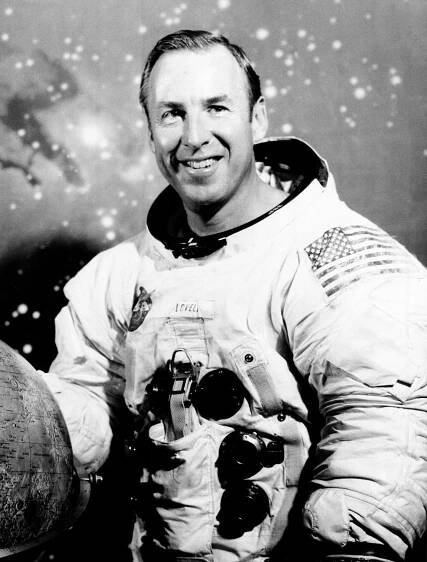 NASA astronaut James A. Lovell Jr., photographed in 1969.