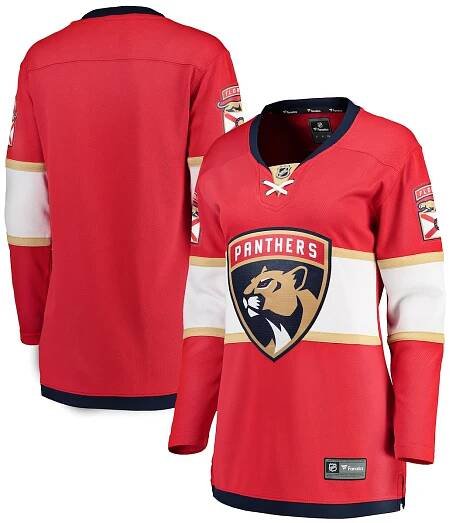 Women's Florida Panthers Fanatics Red Home Breakaway Jersey