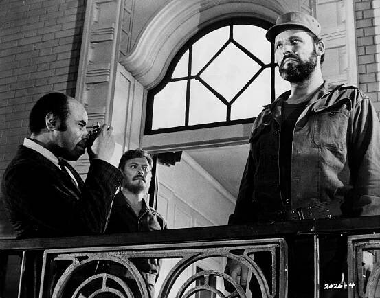 Roscoe Lee Browne, John Vernon, and Carlos Rivas in Topaz (1969)