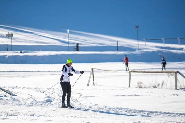Běžkaři obsadili Velké Karlovice. Sněhová nadílka vytvořila skvělé podmínky