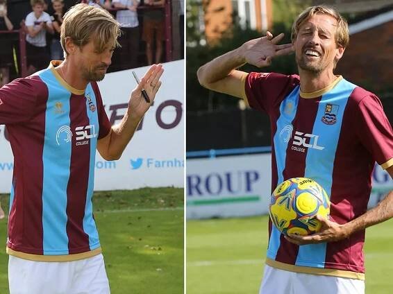 Peter Crouch ruthlessly punished and forced to be mascot for non-league football team
