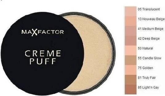 Max Factor Creme Puff kompaktní pudr 05 Translucent 14 g