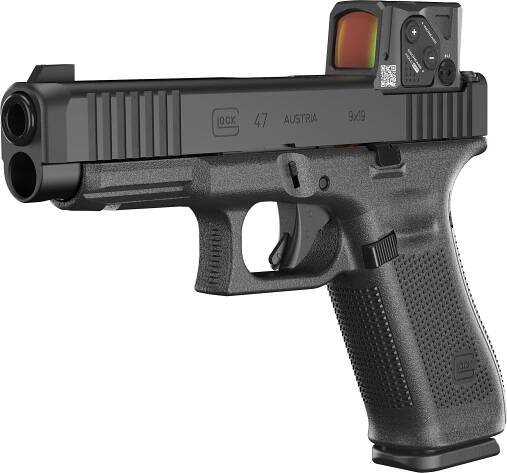 Glock 47 A-CUT s kolimátorem Aimpoint COA