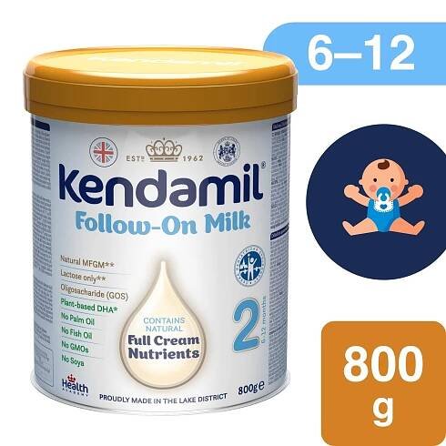 Kendamil pokračovací mléko 2 DHA+ - 800 g | DetskyDum.cz