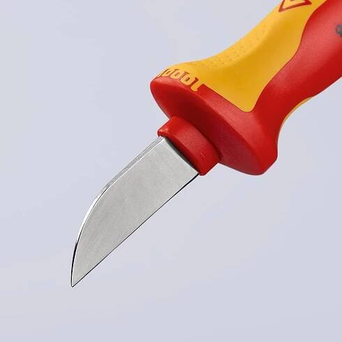 Knipex Nůž na kabely, izolující vícesložková rukojeť, VDE, 190 mm