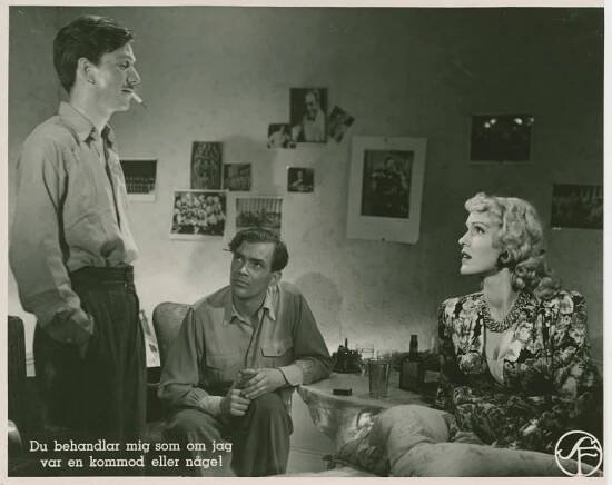 Stig Olin, Birger Malmsten, Eva Dahlbeck - Eva - Fotosky