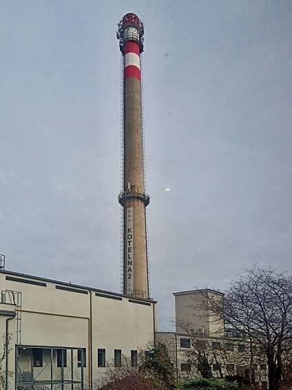 Fotografie - Komín Radlická ul. - 29.01.2023