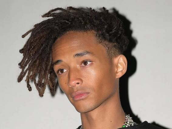 Jaden Smith wears gender-fluid look with plunging neckline as he steps out in Paris