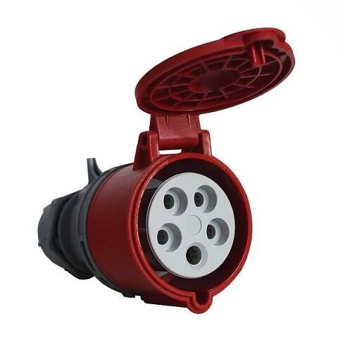 Zásuvka spojovací ZS 165, 400V 16A 5P, IP44