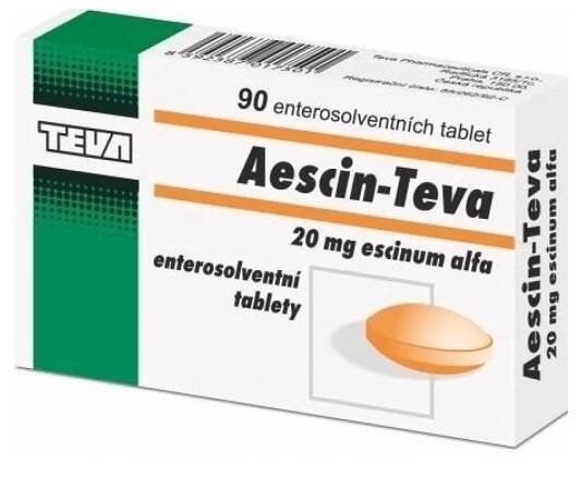 AESCIN TEVA POR 20MG TBL ENT 30