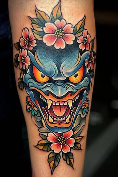 Mysterious Hannya Tattoo Artistry - Flash Your Tat - Tattoo Design Inspiration