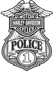 Harley Davidson Police Motorcycle Logo