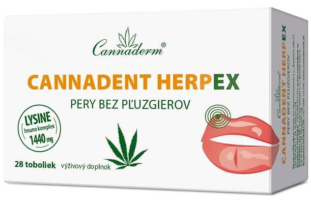 Cannaderm Cannadent HerpEX 28tbl cena od 269 Kč | Pricemania