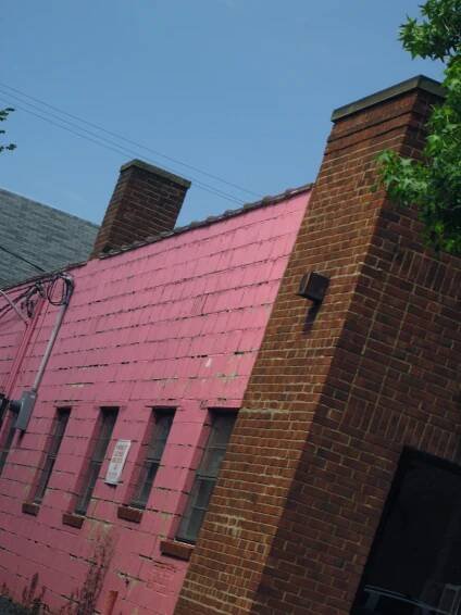 Pink Bricks and Sky