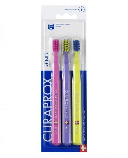 Curaprox CS Smart ultra soft 3 ks detské kefky