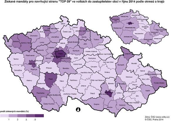 Zastupitelstva obcí | Statistika