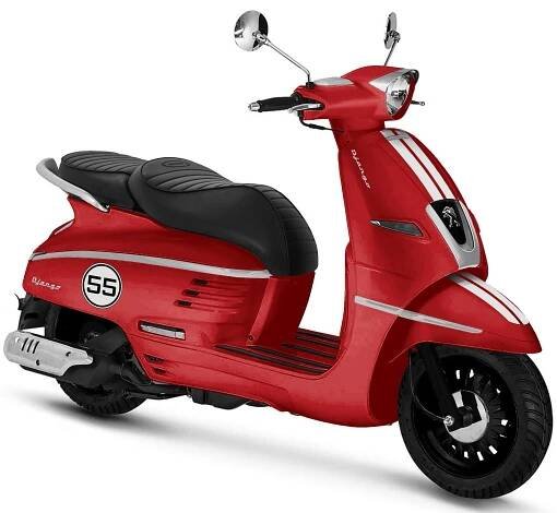 Skútr Peugeot Django 125i ABS / Satin Cherry Red