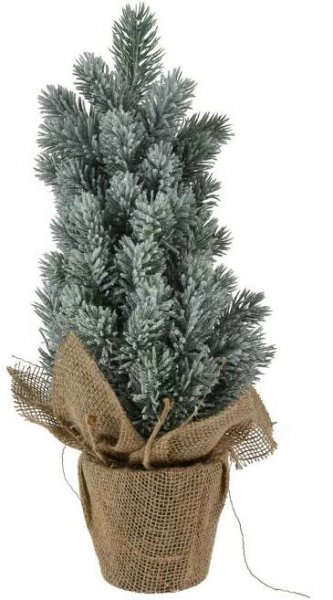 Dekorační zasněžený stromek Smrk, 45 cm