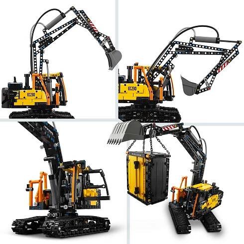 42175 LEGO® TECHNIC Nákladní vůz Volvo FMX s pásovým bagem EC230 Electric