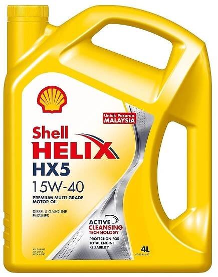 Motorový olej SHELL Helix HX5 15W40 4l, 550039983