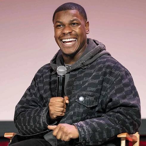 John Boyega during C2E2 on the main stage for the "The Force of Talent: Spotlight on John Boyega" at McCormick Place on April 12, 2025 in Chicago, Illinois