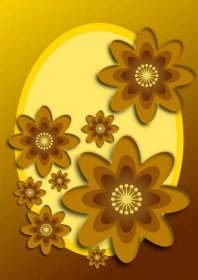 Vektorový obrázek, ilustrační klipart Květinové blahopřání v rozlišení 566x800 pixelů zdarma ke stažení, Láska vektor do vašich dokumentů