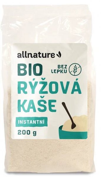 BiOOO.cz - Allnature Allnature Bezlepková Rýžová kaše instantní BIO, 200 g